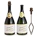Juvale 108 Count Small Wedding Bubbles for Guests, Mini Champagne Bottle Design for Bulk Party Favors (22.5 ml)