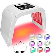 10 Colores Luz LED Terapia de Fotones Cara Antienvejecimiento Antiarrugas Estiramiento de la Piel...