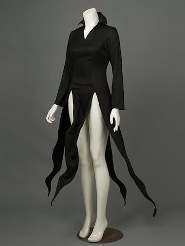 Miniatura 4 de Cosfun Disfraz de cosplay para mujer, disfraz de anime negro para Halloween