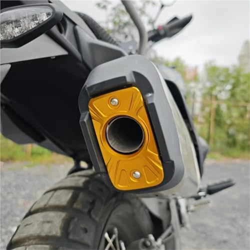 Protector de capó escape CFMOTO 800MTX acabado metálico elegante 4