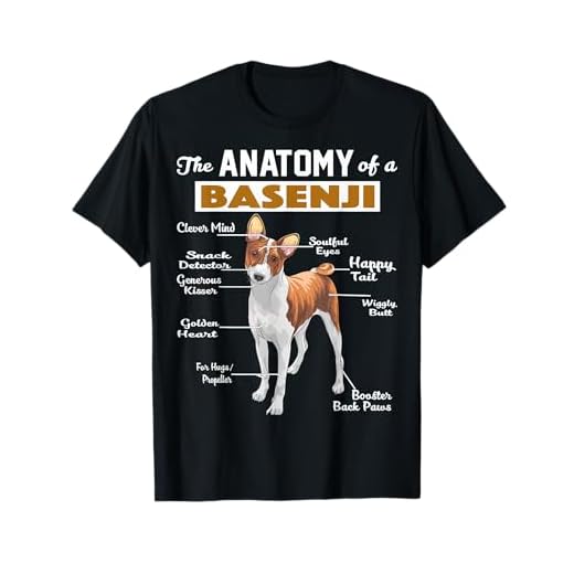 The Anatomy of a Basenji Dog shirt Men Women Kids T-Shirt