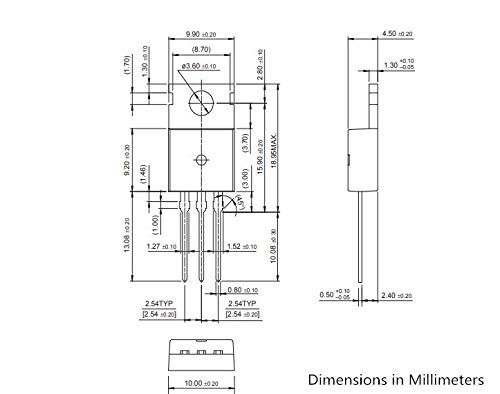 Bridgold 10Pcs E13009-2 E13009 13009 High Voltage Fast-Switching Npn Power Transistor To-220 #TOP4