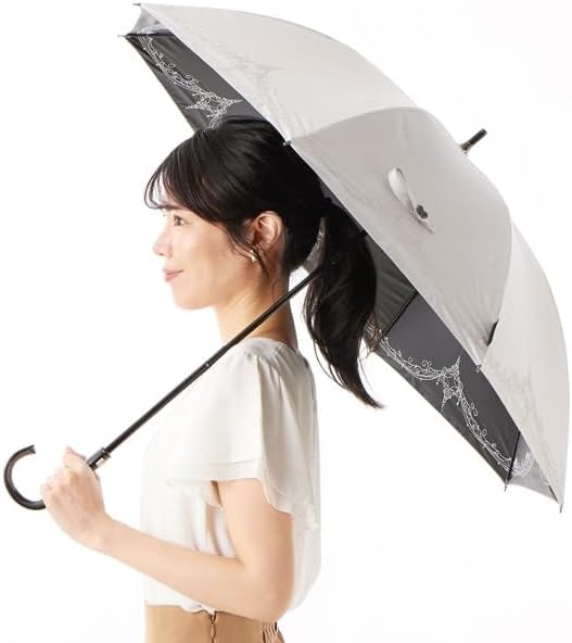 小宮商店 正倉院裂 西陣織 橘 折りたたみ 晴雨兼用傘 / 高級日傘