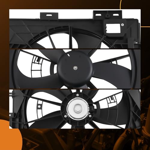 Image of maXpeedingrods Radiator Cooling Fan Assembly w /Shroud for Cadillac CTS 2009-2014 SRX 2009 STS 2009-2011, 19351719 20914377 620567