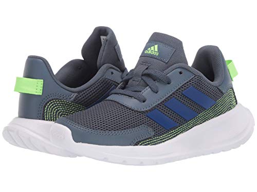 adidas Tensaur Running Shoe, Legacy Blue/Team Royal Blue/Green, 12 US Unisex Little Kid