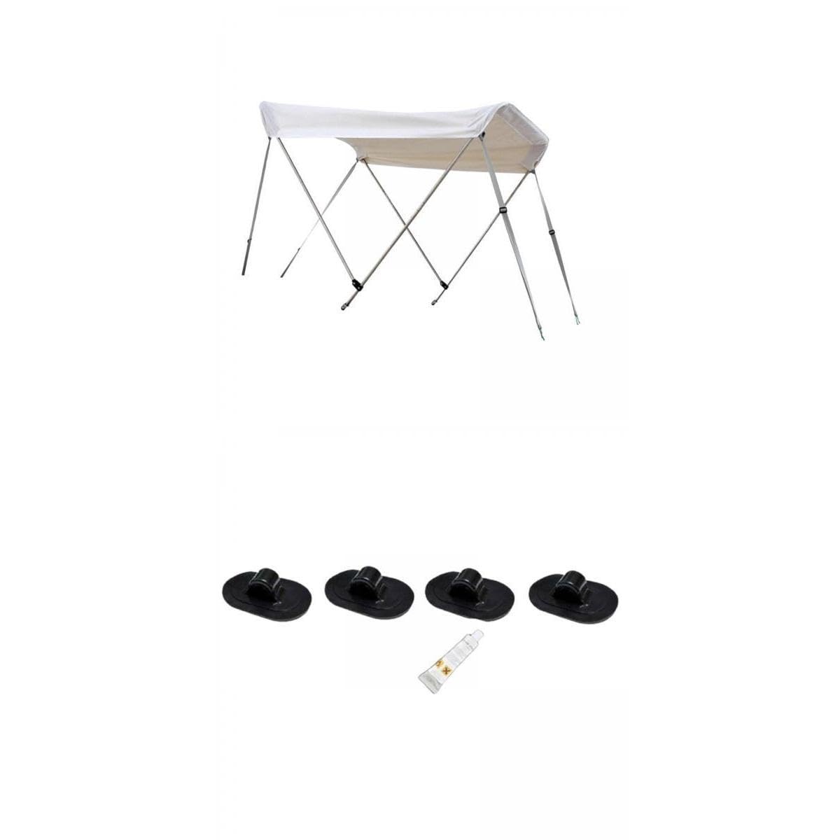 Boat Top for Inflatable Boat Aluminum Alloy Rod White Portable Sun Shelter|Sporting Goods| Water Sports| Kayaking Canoeing & Rafting| Accessories-image-47