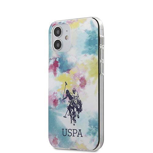 US Polo USHCP12SPCUSML Tie & Dye Collection Coque pour iPhone 12 Mini 5,4" Multicolore