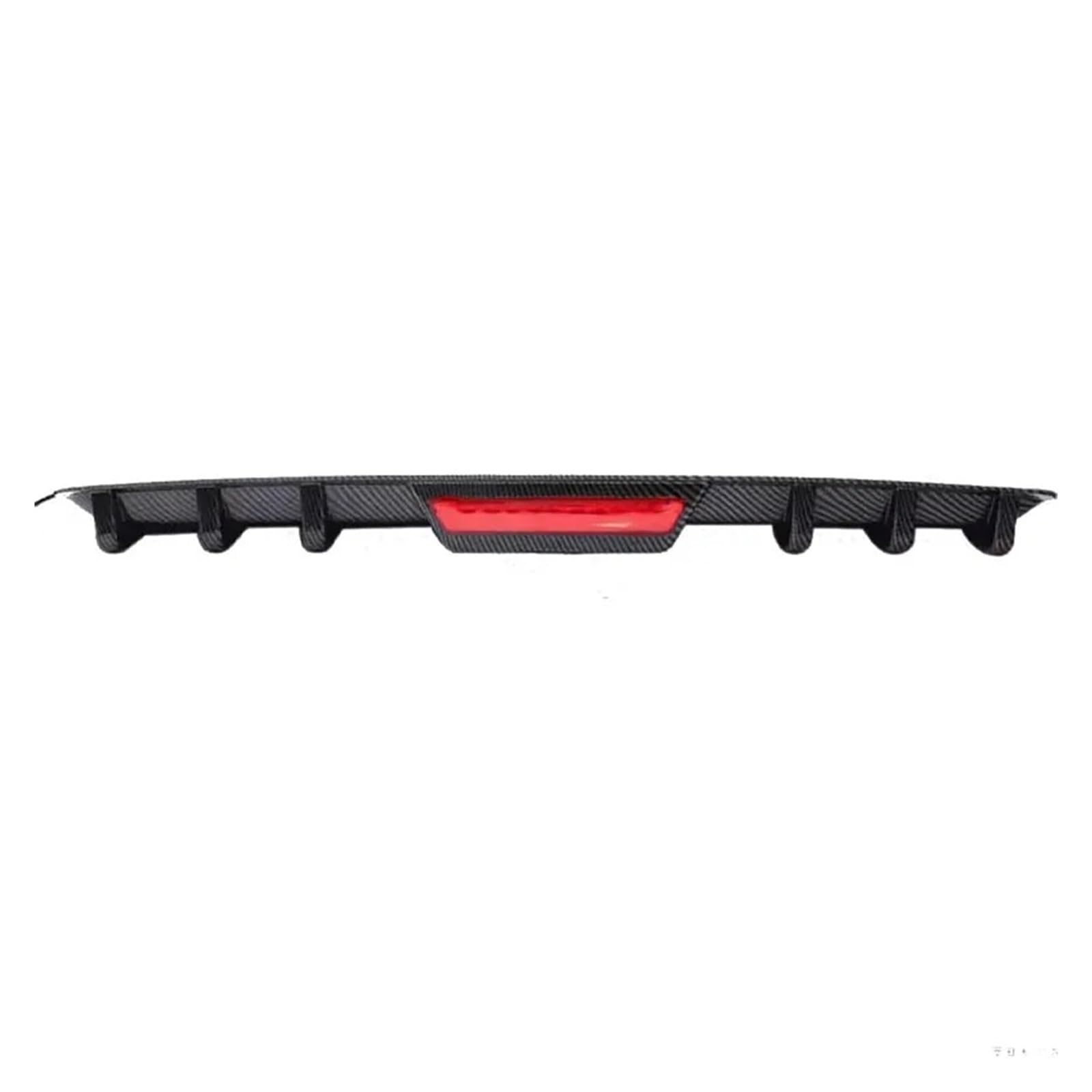 Difusor parachoques Chrysler 300C SRT8 negro con alerón aleta de tiburón 6