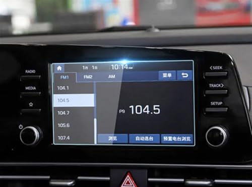 Verre trempé de navigation GPS de voiture Elantra 2021 haute résistance