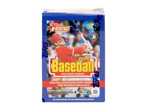 2026 Topps Heritage Baseball BLASTER box (8 pks/bx)