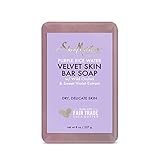 SheaMoisture Bar Soap for Dry Skin Purple Rice Water Bath with Shea Butter 8 oz