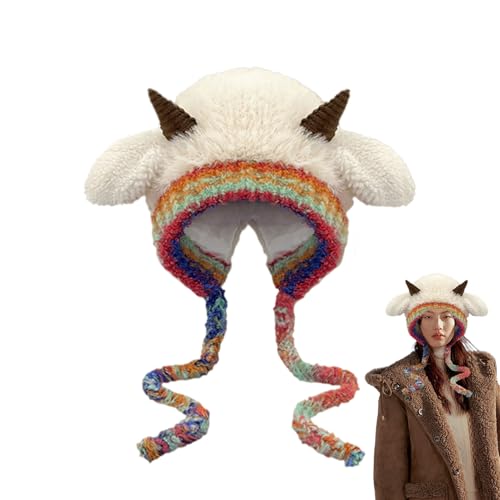 Gorro de punto con capucha de animal lindo para esquí y nieve