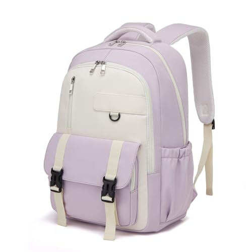 Mochila escolar Kono juvenil resistente al agua de gran capacidad para colegio y estudiantes
