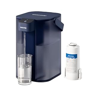 Waterdrop 3 maanden Instant waterfilter kan, 3,5 l Countertop waterfiltersysteem, reduceert chloor, lood, kwik, PFOA/PFOS, 757 liter, (1 filter inbegrepen)
