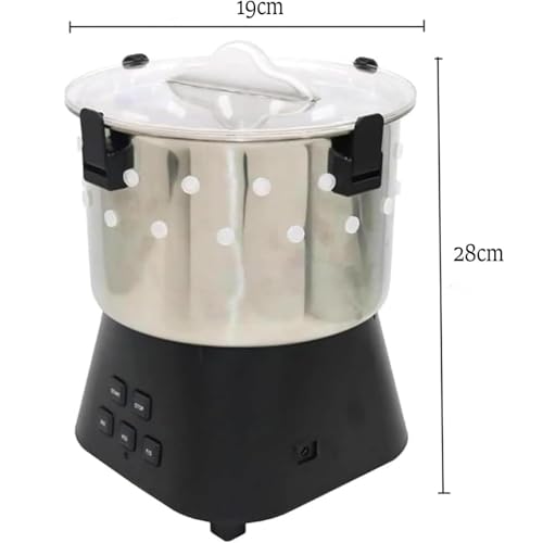 Máquina desplumadora de aves de corral de acero inoxidable con temporizador y motor de 5000 rpm 6