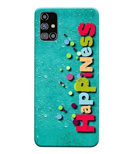 Image of Happiness Happy Printed Hard Back Case Cover Compatible for Samsung Galaxy A22 4G (Multicolor) - D1670