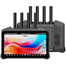 Accsoon CineView M7H Pro 7" Camera Field Monitor Transmitter&Receiver 3 All in One 1000nits 1920 x 1080 4k60 2.4 +5GHz Dual-Band Transmission 1200ft Transmission Range Support Camera Control
