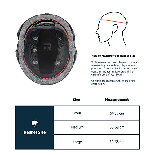 image for Retrospec Traverse H1 Ski & Snowboard Helmet, Convertible to Bike/Skat