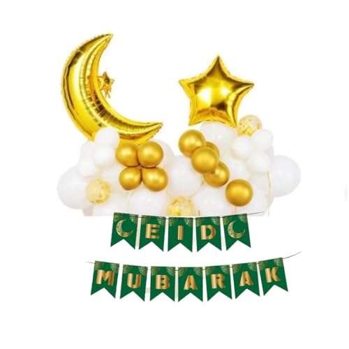 Image of Eid Mubarak Balloon Decoration Set