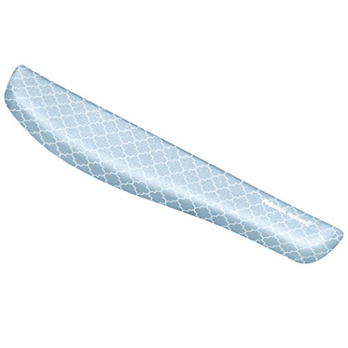 Fellowes PlushTouch Wrist Rest with FoamFusion Technology, Gray Lattice (9549801)