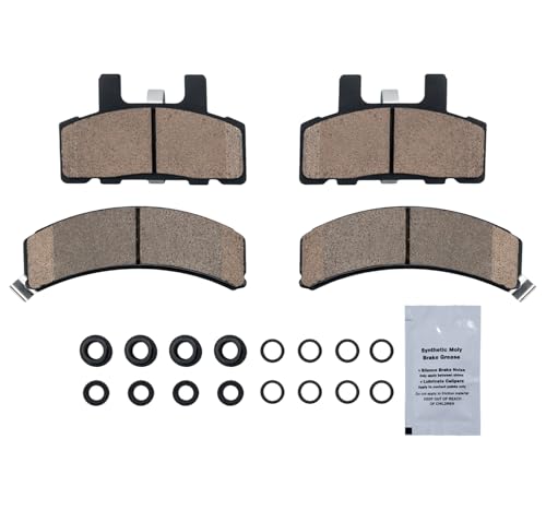 Image of HUSCH D369 Front Ceramic Brake Pads Kit Fit For Cadillac DeVille 1990-1993, For Chevrolet Astro 1990-2002, For Dodge Ramcharger 1999, For GMC C1500 1988-1999