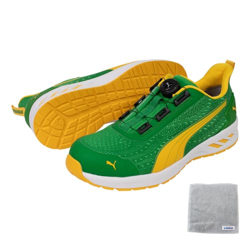 プーマ] 安全靴 グライド ディスク ローカット グリーン 25.0cm ハンド