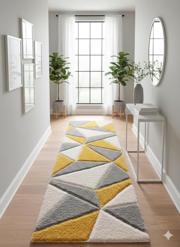 Image of Premium Shaggy Runner Rug - 2x5 ft Fluffy Carpet for Narrow Spaces, Designed for Comfort, Style, and Everyday Elegance