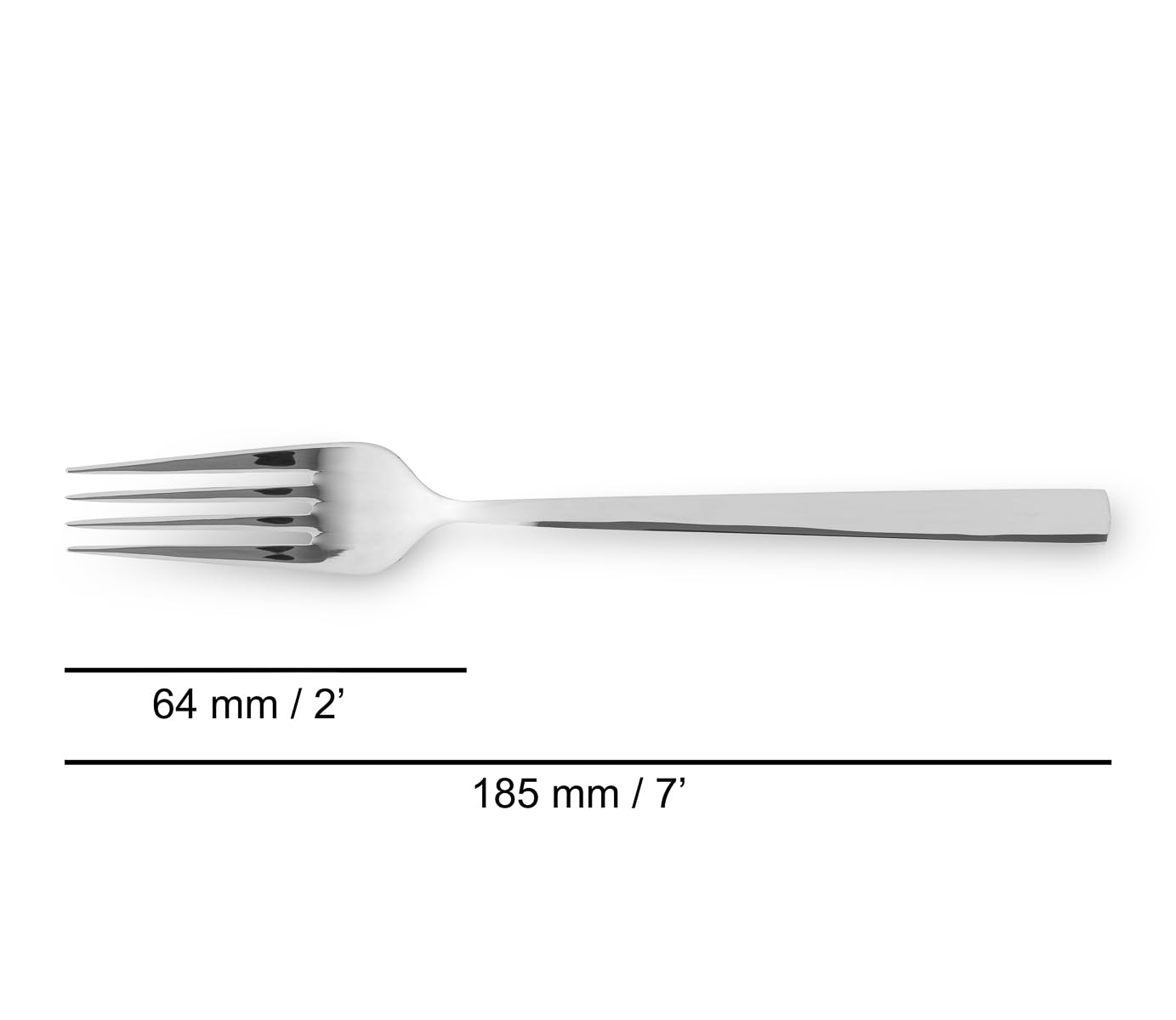 Cutipol GOA white gold dessert/cake fork, Professional anthorization Brand (white gold)