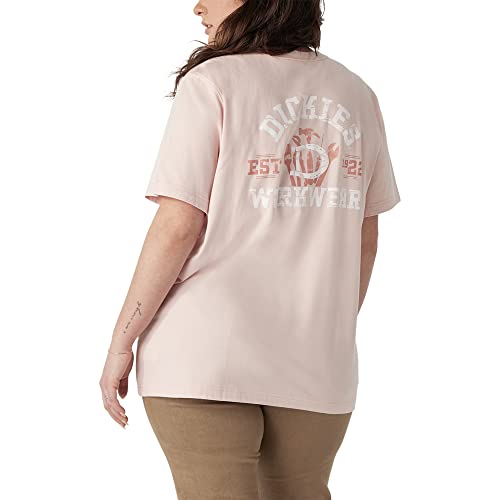 Dickies camiseta para mujer plus de estilo workwear heavyweight con estampado gráfico original 3