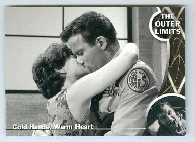 William Shatner kissing Geraldine Brooks trading card The Outer Limits #9
