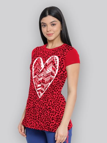 Image of Lyra Women's Cotton Regular Fit T-Shirt