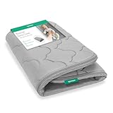 Newton Baby Extra Bassinet Cover, Breathable Safety, Removable Dual-Layer Cover, Completely Washable, Non-Toxic Cotton, Grey (Cover ONLY) Compatible ONLY with Newton BASSINETS