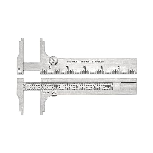 Calibrador deslizante para taller mecánico, acero inoxidable con mandíbula Nib de 6 pulgadas