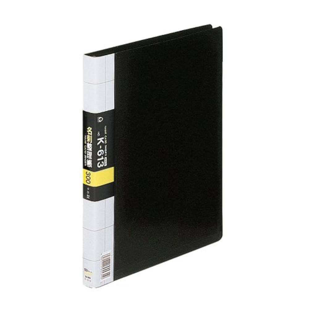 Amazon | コレクト 名刺整理帳 黒 A4-L 30穴 K-613-BK 00040867