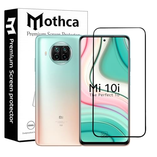 Image of Mothca Tempered Glass Compatible for Xiaomi Mi 10i 5G / Mi 11i / 11i Hypercharge / 11T Pro /Redmi Note 11 Pro /Note 11 Pro Plus with Edge to Edge Coverage - Case Friendly, Installation Kit