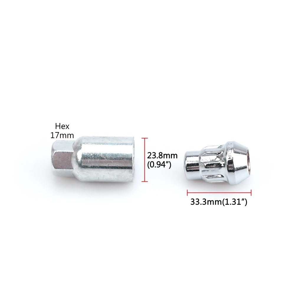 Pernos de rueda para Suzuki para SX4 2017 2018 2019 rueda de Coche pernos tuerca accesorios automóviles M12x1.5