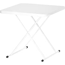 Table, Height Adjustable, Foldable, Storeable, Side Table, Dining Table, Living Table, Simple Table, Dining Table, Meal, Work 29.9 x 19.7 inches 76 x 50 cm