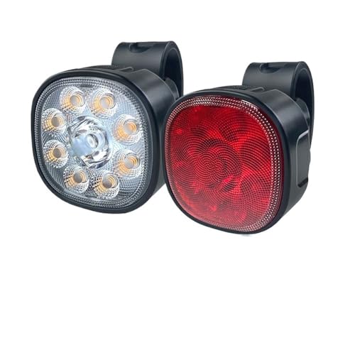 Clignotants vélo momt avec éclairage avant arrière rechargeable de type C