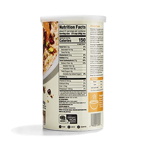 365 By Whole Foods Market Organic Steel Cut Oats thumb #1