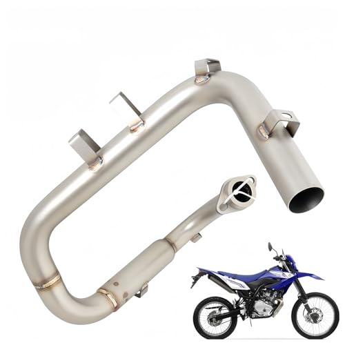 Système d'échappement pour moto Yamaha WR125 RX 2009-2017 tube raccord avant central 51mm