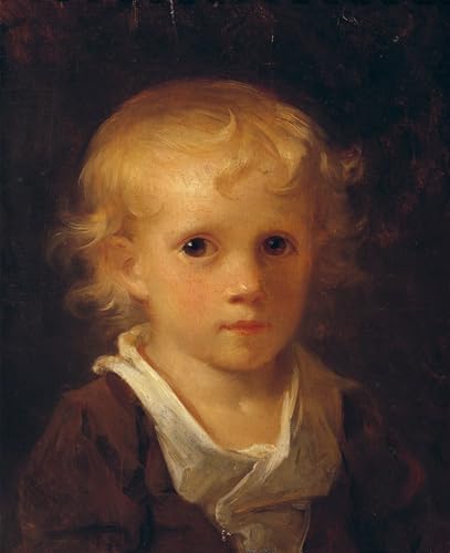 Tableau d'art portrait d'enfant Fragonard impression toile chic