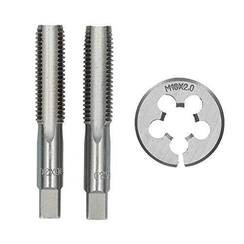 M16 x 2mm Metric Tap and Die Tungsten Steel Taper and Plug TD002_TD037