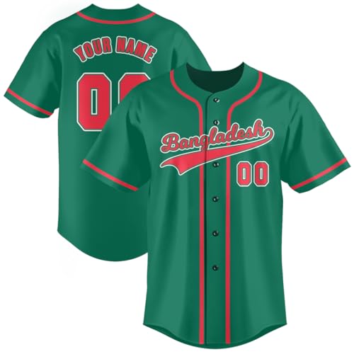 Custom Baseball Jersey National Team Softball Jersey Personalized Name Number for Men/Women/Youth miniatura 1
