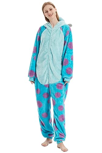 Sqlszt Adult Onesie Animal One Piece Pajamas Hollaween Costume Christmas Unisex Cosplay Sleepwear for Women Men