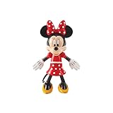 Flexfigs Mickey & Friends - Minnie - Figura de acción coleccionable - Articulación flexible para posturas dinámicas - Perfecto para fanáticos de Disney, coleccionistas y tiempo de juego