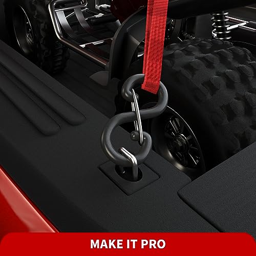 KitsPro Truck Bed Tie Down Anchor for All-Year Dodge Ram Trucks, 1998-2016 Ford F-150 F-250 F-350 Super Duty, 1999-2013 Chevy Silverado & GMC Sierra 1500 2500 3500, 2014-2019 Toyota Tundra, Pack of 2 - Thumbnail 7