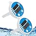Produktbild Schwimmende Pool Thermometer, 2 Stück Poolthermometer mit Digitalem, Solar Schwimmbadthermometer, Schwimmendes Wasserthermometer, Pool-Thermometer für schwimmbäder Fischteiche Spas Aquarien