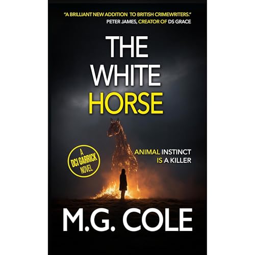THE WHITE HORSE Audiolibro Por M.G. Cole arte de portada