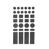 Whoasyst Calcomanías de silicona antideslizantes para juegos y controladores, cómodas y duraderas, calcomanías laterales