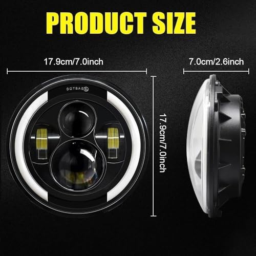 Phares avant Jeep Wrangler type E avec clignotants dynamiques et feux multifonctions - 7